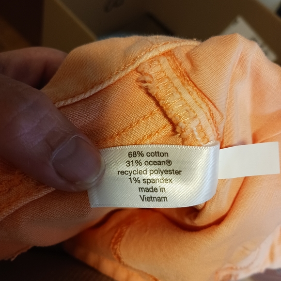 Lane bryant women's orange jeans size 16 - Picture 4 of 5